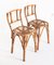 Schilfrohr Stühle, Frankreich, 1960er, 2er Set 5
