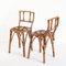 Schilfrohr Stühle, Frankreich, 1960er, 2er Set 3