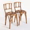 Chaises en Jonc, France, 1960s, Set de 2 1