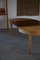 Mid-Century Danish Round Dining Table in Solid Oak with 2 Extensions, 1960s, Image 11