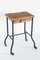 Industrial Side Table with Wheels, Spain, 1950s, Image 3