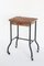 Industrial Side Table with Wheels, Spain, 1950s, Image 2