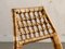 French Bamboo Office Desk & Chair, 1950, Set of 2, Image 7