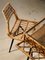 French Bamboo Office Desk & Chair, 1950, Set of 2, Image 11