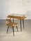 French Bamboo Office Desk & Chair, 1950, Set of 2, Image 3