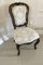 Antique Victorian Walnut Carved Side Chair, Image 4