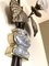 Lampada da parete a forma di girasole in bronzo e cristallo, anni '50, Immagine 13