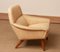 Danish Lounge Chair in Wool and Oak by Leif Hansen for Kronen, 1960s 8