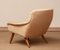 Danish Lounge Chair in Wool and Oak by Leif Hansen for Kronen, 1960s, Image 6