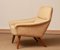 Danish Lounge Chair in Wool and Oak by Leif Hansen for Kronen, 1960s 4