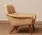 Danish Lounge Chair in Wool and Oak by Leif Hansen for Kronen, 1960s 9