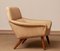 Danish Lounge Chair in Wool and Oak by Leif Hansen for Kronen, 1960s, Image 9