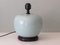 Celadon Colored Crackle Ceramic Table Lamp with New Custom Lampshade, Image 5