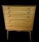 Tall Chest in Fiddleback Maple and Walnut by Alfred Cox, Image 1
