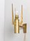 Brass and Satin Glass Model 2021 Conical Wall Sconce from Stilnovo, Italy 8