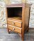 Art Deco Walnut Nightstand, 1940s or 1950s 13