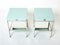 Blue Lacquer & Steel End Tables or Nightstands by Guy Lefevre for Maison Jansen, 1970s, Set of 2, Image 11