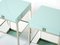 Tables de Chevet ou Tables de Chevet en Laque Bleue et Acier par Guy Lefevre pour Maison Jansen, 1970s, Set de 2 14
