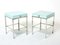 Blue Lacquer & Steel End Tables or Nightstands by Guy Lefevre for Maison Jansen, 1970s, Set of 2 13