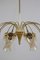 Large Mid-Century Modern Italian Spider Gold-Colored Murano Glass Chandelier, 1950s, Image 14