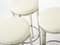 French Steel & Bouclé Barstools by J.C. Mahey for Maison Roméo, 1970s, Set of 3, Image 4