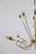 Lámpara de araña italiana Mid-Century con 16 luces de Oscar Torlasco para Lumi Milano, años 50, Imagen 14
