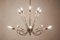 Mid-Century Italian 16 Light Chandelier by Oscar Torlasco for Lumi Milano, 1950s, Image 16