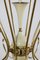 Lámpara de araña italiana Mid-Century con 16 luces de Oscar Torlasco para Lumi Milano, años 50, Imagen 9