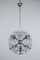 Italian Space Age Chrome Sputnik Chandelier Pendant Lamp by Gaetano Sciolari 1