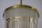 Mid-Century Italian Suspension Lamp in the Style of Fontana Arte, 1950s 3