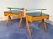 Tables de Chevet Mid-Century Vertes par Vittorio Dassi, Italie, 1950s, Set de 2 6