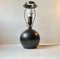 Art Deco Table Lamp in Satin Black Ceramic from Aluminia, 1920s, Image 5