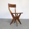 Vintage Sculptural Chair in Wood and Formica, 1950s 11