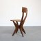 Vintage Skulpturaler Stuhl aus Holz und Formica, 1950er 7