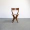 Vintage Skulpturaler Stuhl aus Holz und Formica, 1950er 21