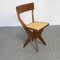 Vintage Skulpturaler Stuhl aus Holz und Formica, 1950er 1