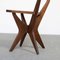 Vintage Sculptural Chair in Wood and Formica, 1950s 2