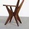 Vintage Sculptural Chair in Wood and Formica, 1950s, Image 2