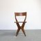 Vintage Skulpturaler Stuhl aus Holz und Formica, 1950er 19