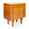 Vintage Nightstand with Drawers 3