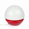 White and Red Table Lamp from OPP Jihlava 3
