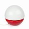 White and Red Table Lamp from OPP Jihlava, Image 3