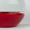 White and Red Table Lamp from OPP Jihlava 7