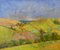 Jill Barthorpe, Devon Landscape, Huile sur Toile 1
