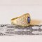 Vintage 18k Gold Ring with Sapphire and Diamonds, 1960s 5