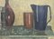 Isaac Charles Goetz, Carafe, pot et brau, 1937, Huile sur Carton 1