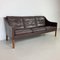 Model 2209 3-Seat Sofa in Brown Leather by Børge Mogensen for Fredericia, Image 6