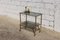 Vintage French Smoked Glass & Brass Table, Image 2