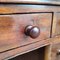 Late Victorian Mahogany Pedestal Desk with Brown Leather Top, Image 7