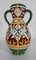 Polychrome Vase aus emailliertem Steingut, Nabeul, 1920 22